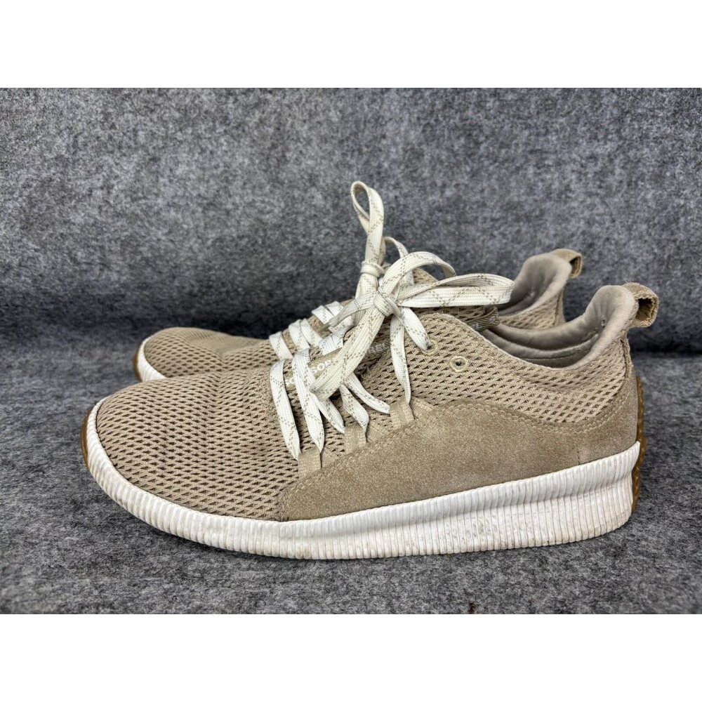 Sorel Out N About Plus Sneaker Women’s 8.5 Tan Mesh Waterproof Suede